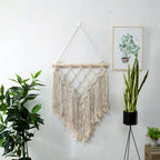 Macrame Wall Decoration with Creative Fringes | High & Bury