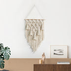 Macrame Wall Decoration with Creative Fringes | High & Bury
