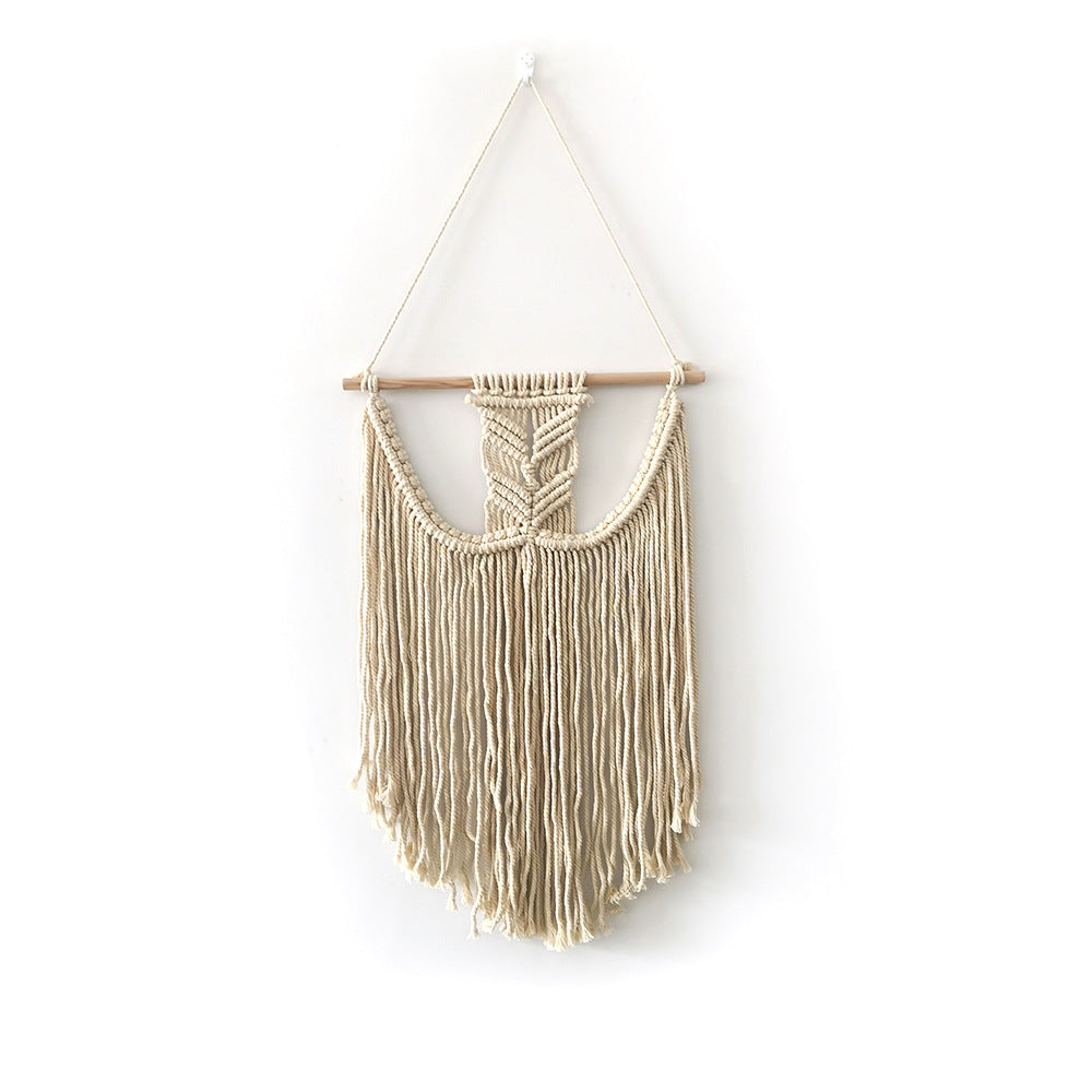 Macrame Wall Decoration with Creative Fringes | High & Bury