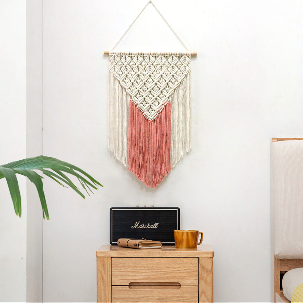 Macrame Wall Decoration with Creative Fringes | High & Bury