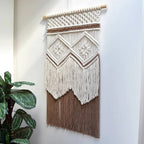 Macrame Wall Decoration with Creative Fringes | High & Bury