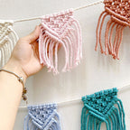 Macrame Wall Decoration with Intricate Fringe | High & Bury