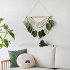 Macrame Wall Decoration with Leaf Design | High & Bury