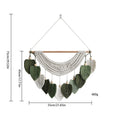Macrame Wall Decoration with Leaf Design | High & Bury