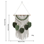 Macrame Wall Decoration with Leaf Design | High & Bury