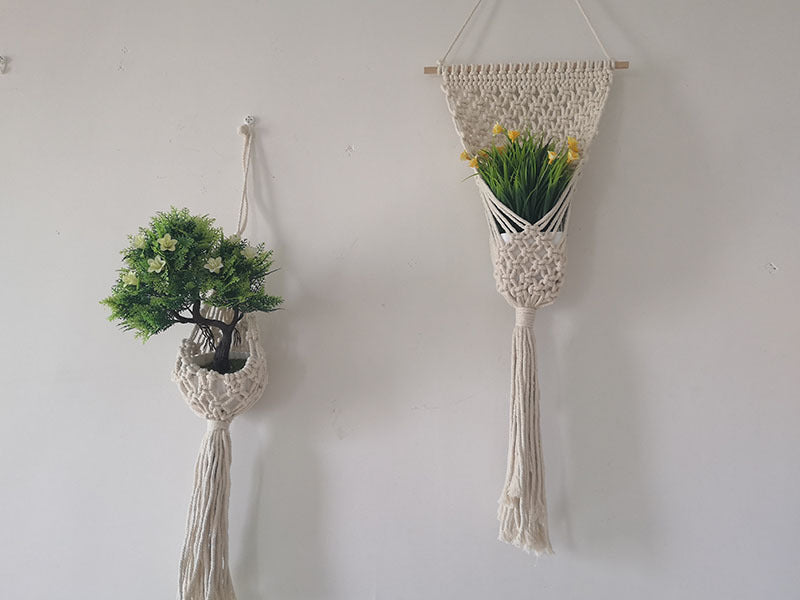 Macrame Wall Hanging 12 × 24 Inch | High & Bury