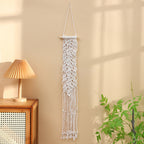 Macrame Wall Hanging Art Green Red | High & Bury