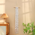 Macrame Wall Hanging Art Green Red | High & Bury