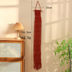 Macrame Wall Hanging Art Green Red | High & Bury