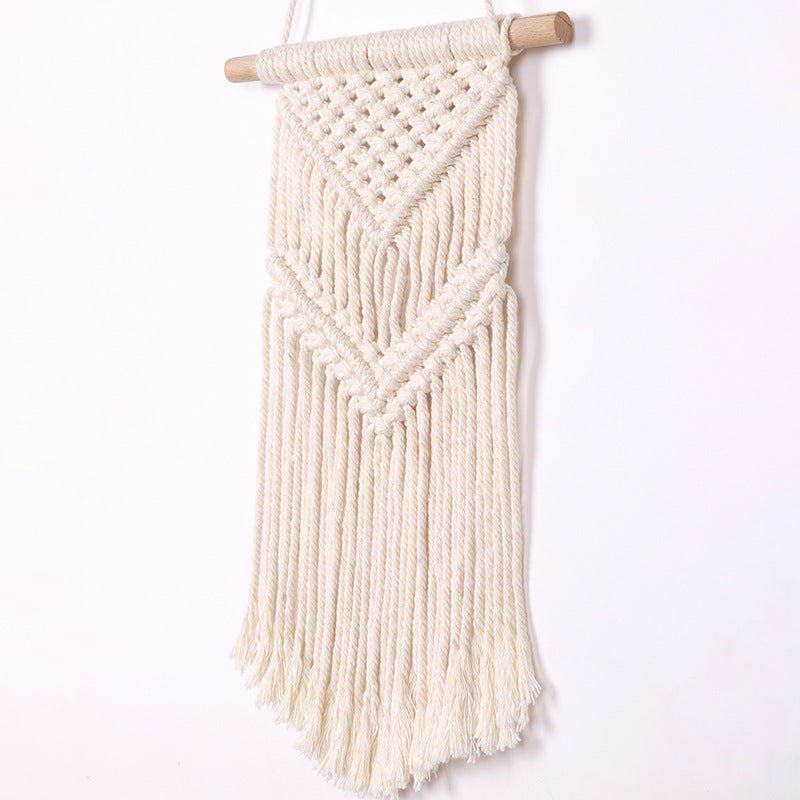 Macrame Wall Hanging Beige | High & Bury