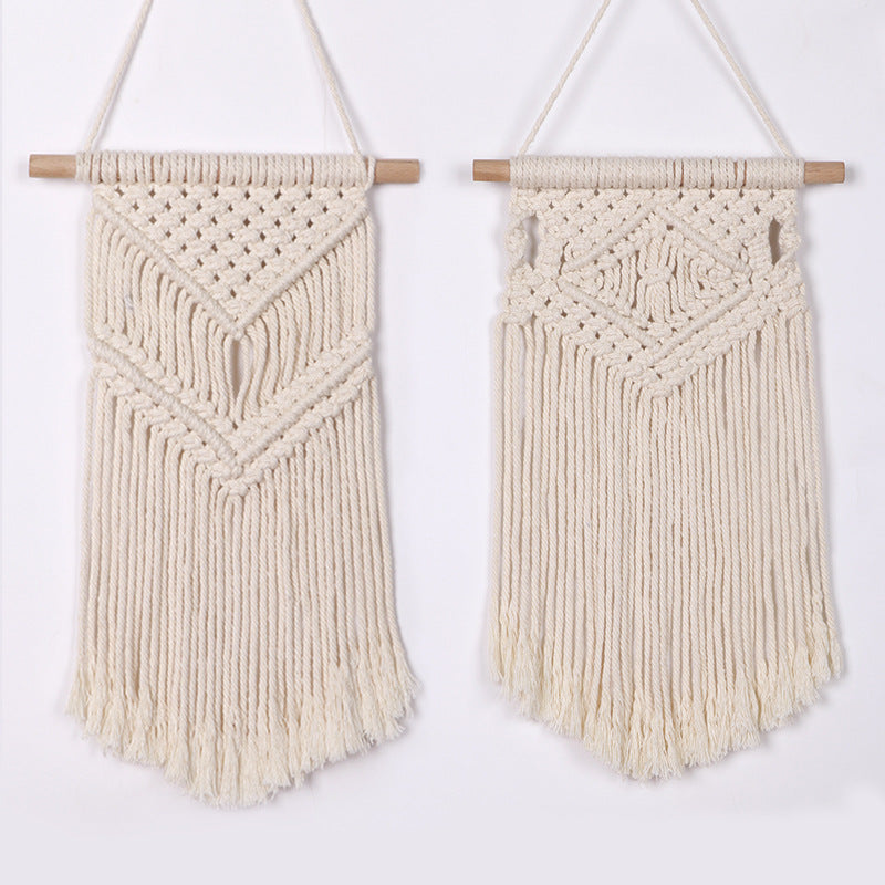 Macrame Wall Hanging Beige | High & Bury