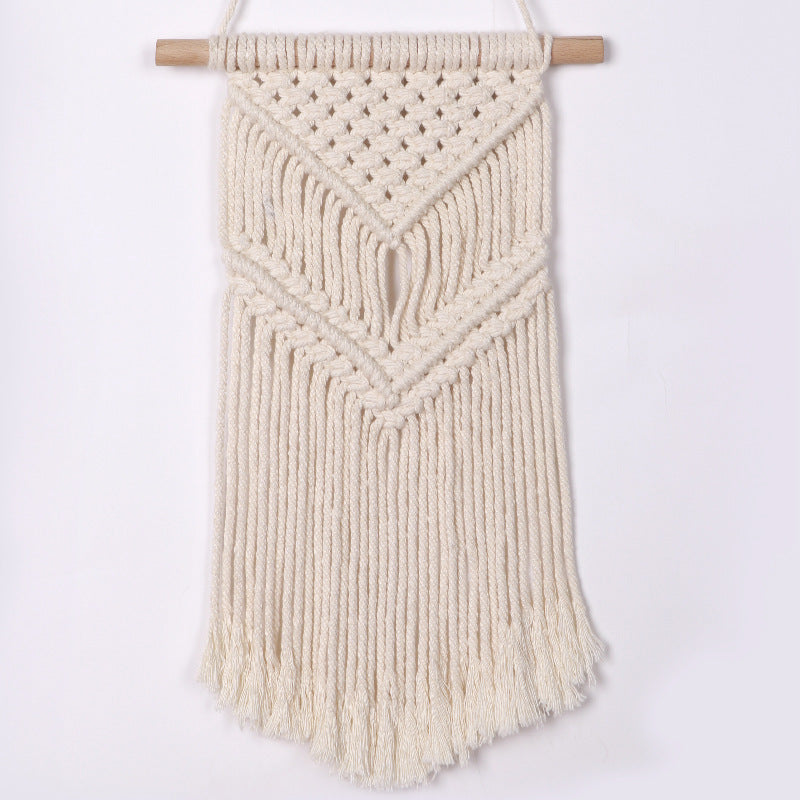 Macrame Wall Hanging Beige | High & Bury