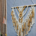 Macrame Wall Hanging Coffee Purple | High & Bury
