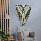 Macrame Wall Hanging Coffee Purple | High & Bury