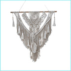 Macrame Wall Hanging Coffee Purple | High & Bury
