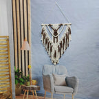 Macrame Wall Hanging Coffee Purple | High & Bury