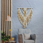 Macrame Wall Hanging Coffee Purple | High & Bury