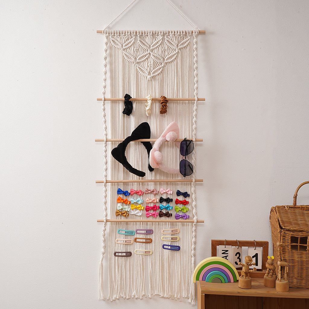 Macrame Wall Hanging Decor with Artistic Design | High & Bury