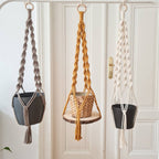 Macrame Wall Hanging Decor with Braided Design | High & Bury