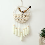 Macrame Wall Hanging Decor with Fringe Details | High & Bury