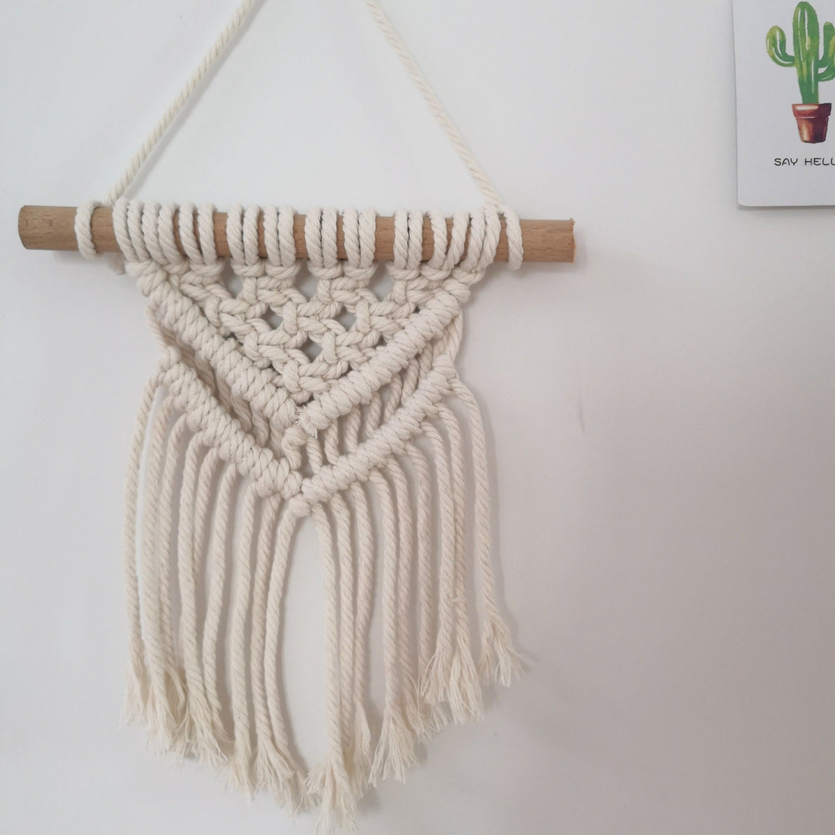 Macrame Wall Hanging Decorative Piece | High & Bury