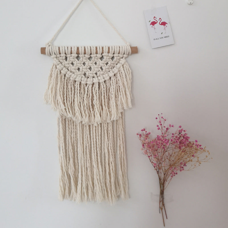 Macrame Wall Hanging Decorative Piece | High & Bury