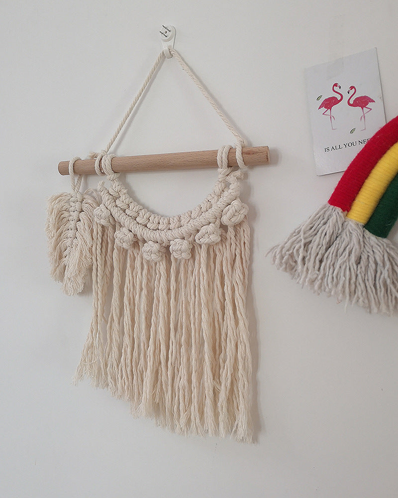 Macrame Wall Hanging Decorative Piece | High & Bury