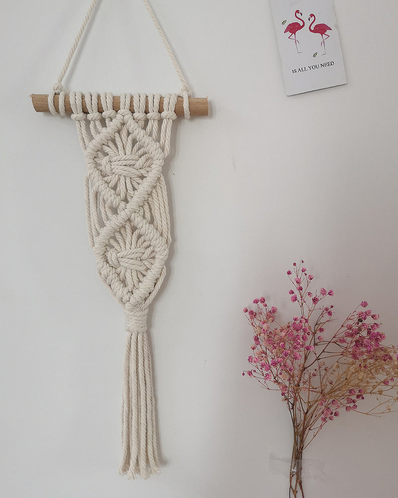 Macrame Wall Hanging Decorative Piece | High & Bury