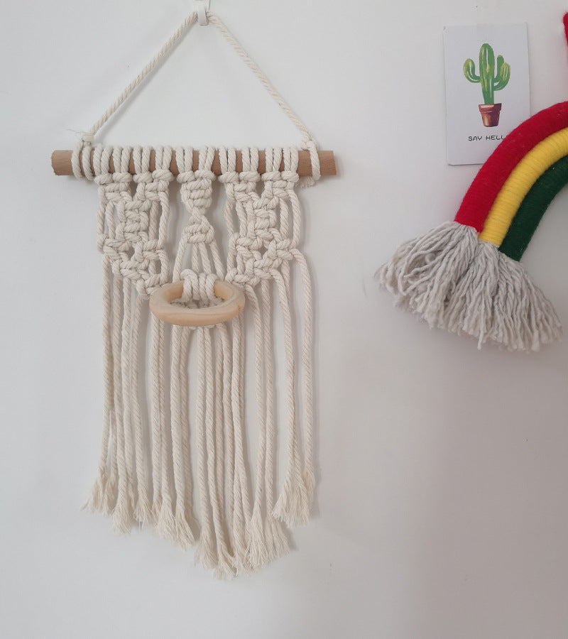 Macrame Wall Hanging Decorative Piece | High & Bury