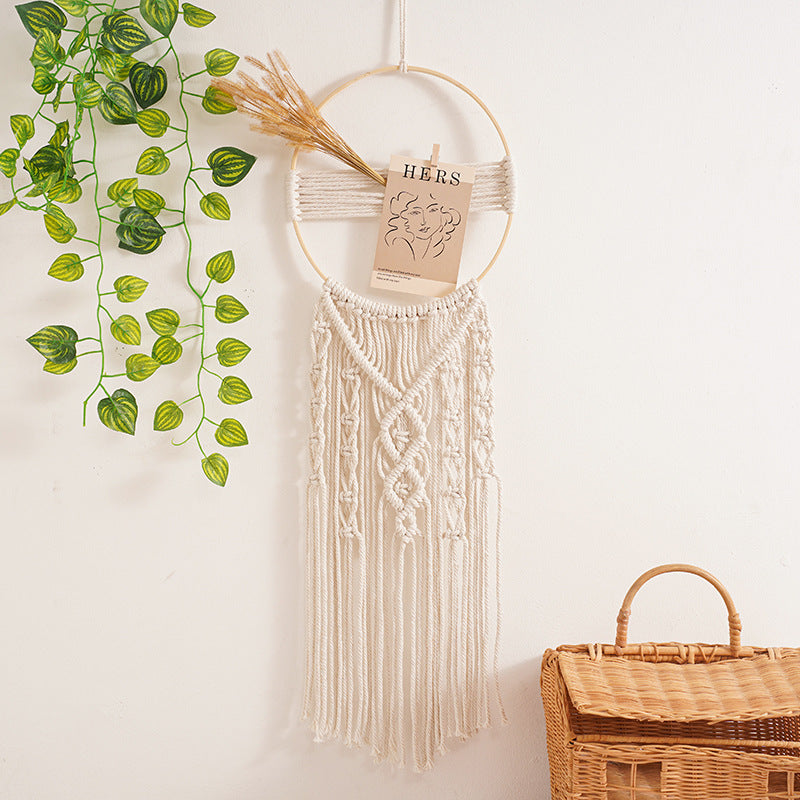 Macrame Wall Hanging Dreamcatcher | High & Bury
