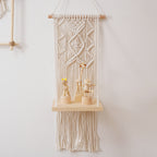 Macrame Wall Hanging Planter Shelf | High & Bury