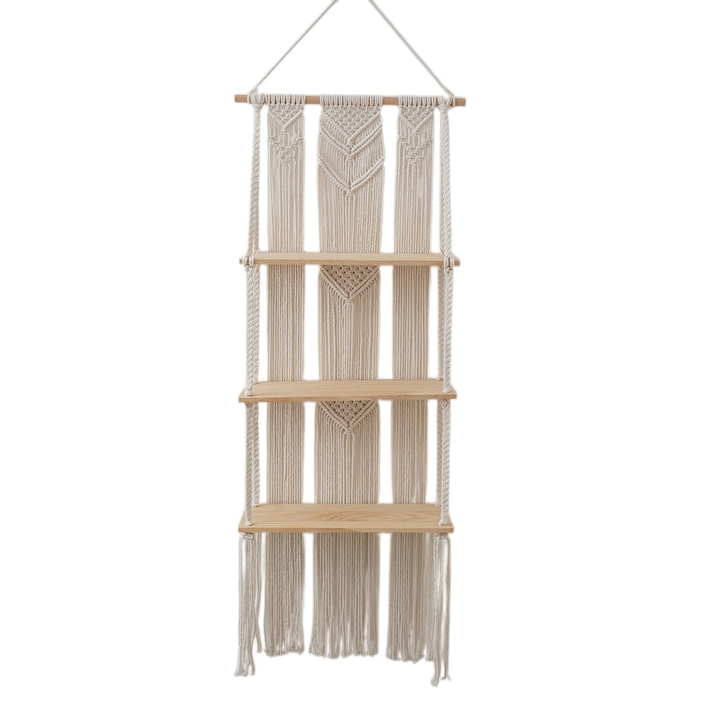 Macrame Wall Hanging Shelf | High & Bury