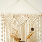 Macrame Wall Hanging Shelf Organizer | High & Bury