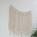 Macrame Wall Hanging Tapestry Off White | High & Bury