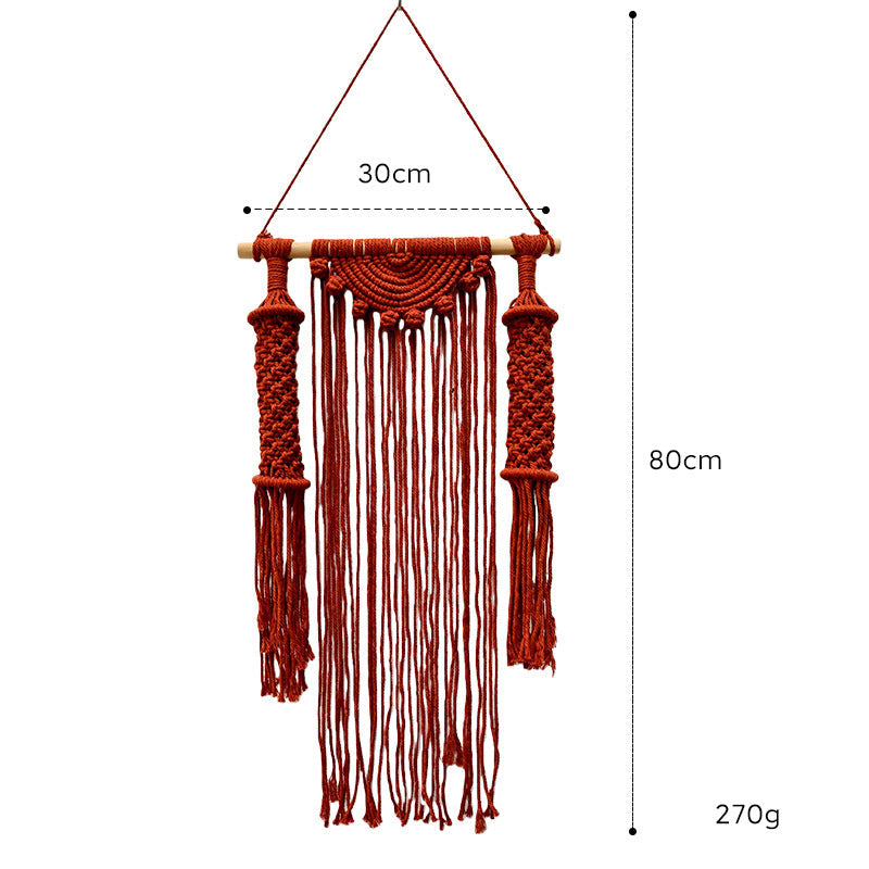 Macrame Wall Hanging Tapestry Shelf | High & Bury