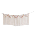 Macrame Wall Hanging Tapestry with Decorative Fringe Off White | High & Bury