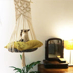 Macrame Wall Hanging Tapestry with Geometric Pattern | High & Bury