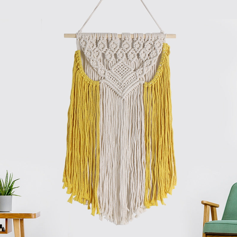Macrame Wall Hanging White | High & Bury