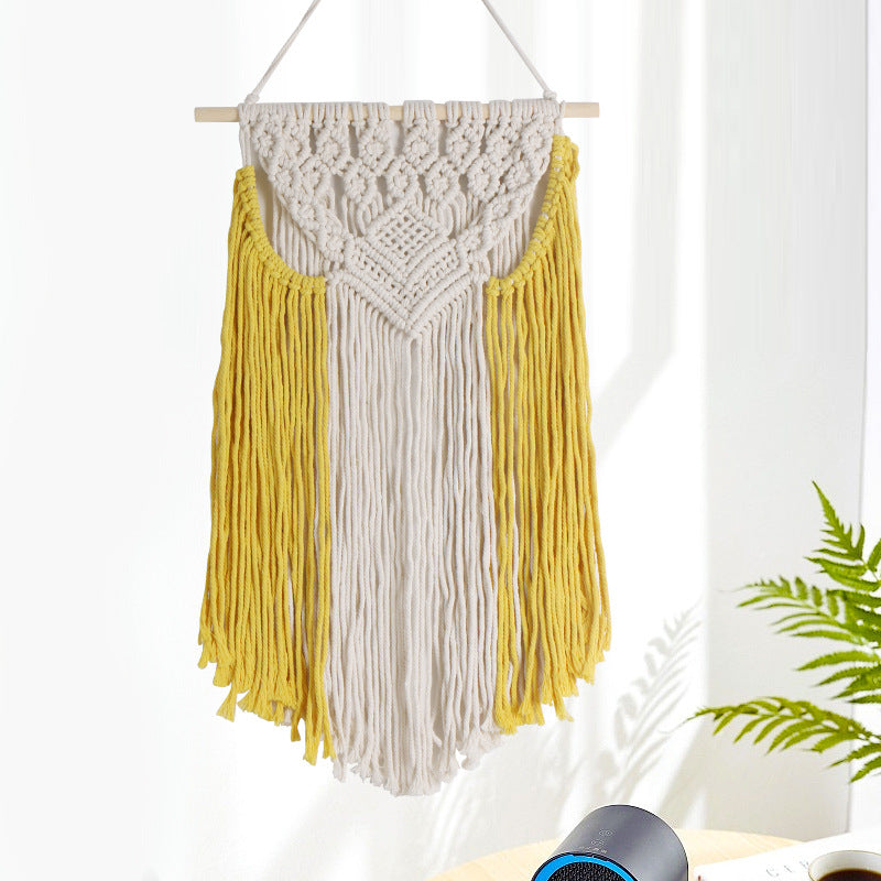Macrame Wall Hanging White | High & Bury
