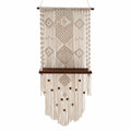 Macrame Wall Hanging with Decorative Shelf | High & Bury