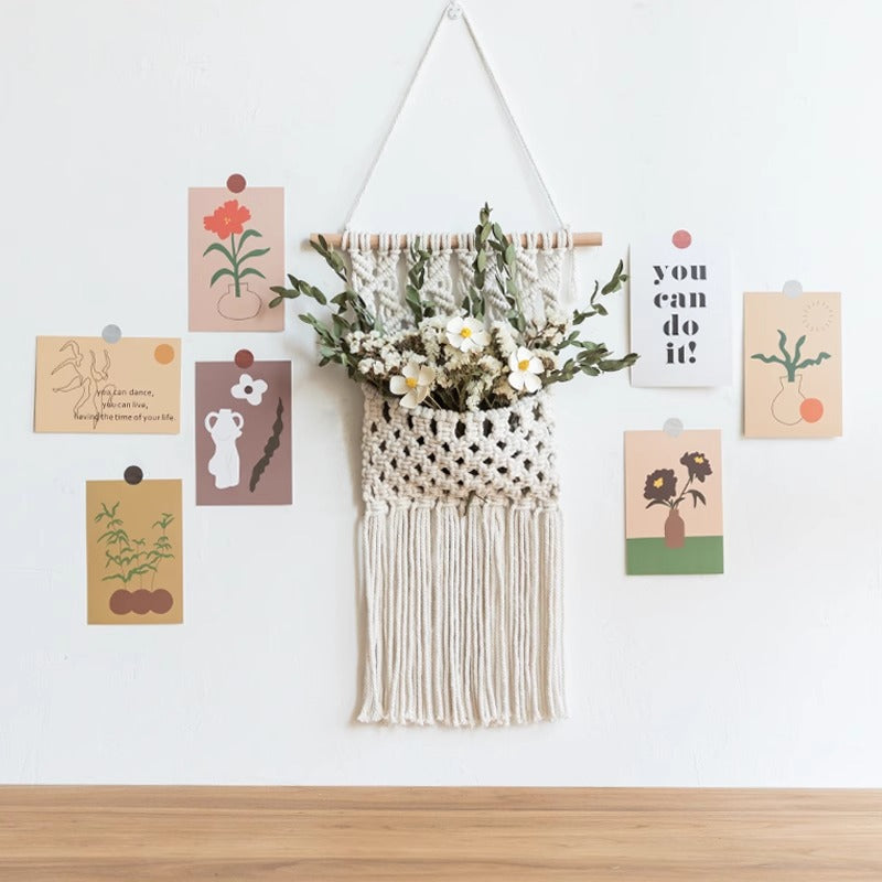 Macrame Wall Hanging with Elegant Fringe Look | High & Bury