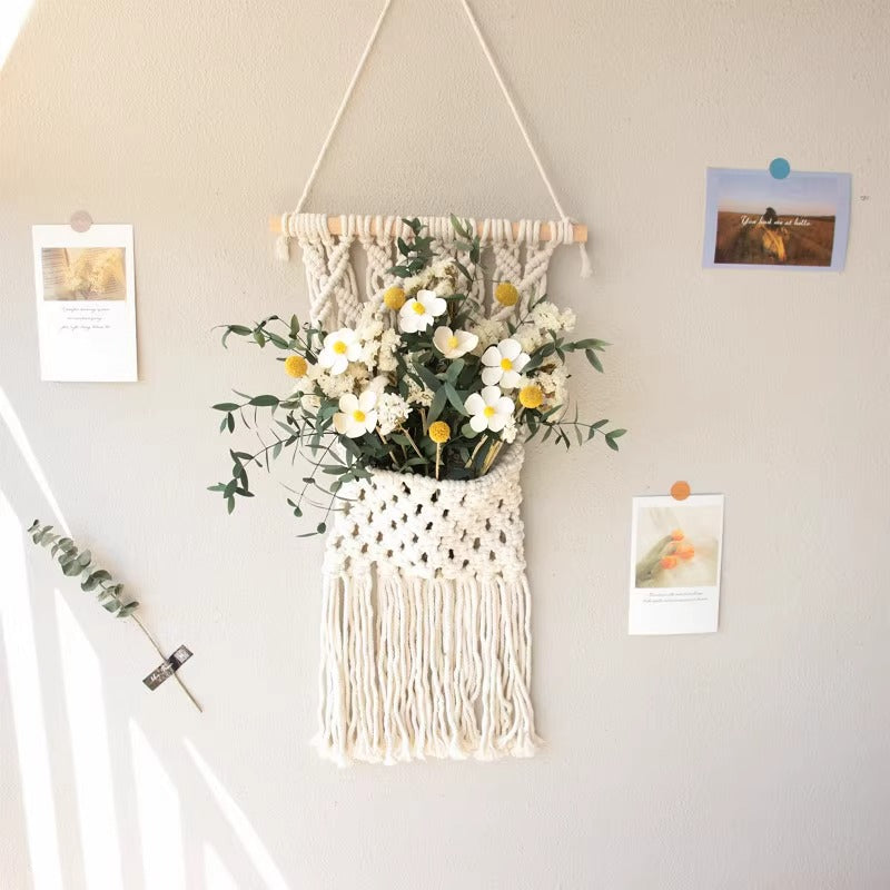 Macrame Wall Hanging with Elegant Fringe Look | High & Bury