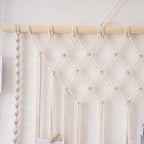 Macrame Wall Hanging with Elegant Fringes and Artistic Design | High & Bury