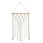 Macrame Wall Hanging with Elegant Fringes and Artistic Design | High & Bury
