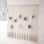 Macrame Wall Hanging with Elegant Fringes and Artistic Design | High & Bury