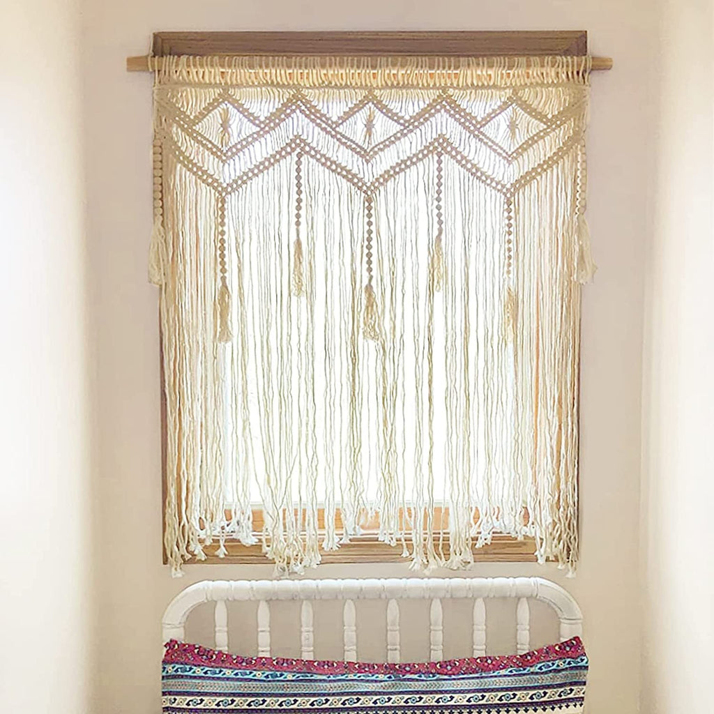 Macrame Wall Hanging with Elegant Fringes | High & Bury