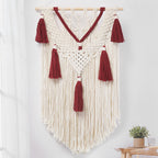 Macrame Wall Hanging with Fringe and Tassels | High & Bury