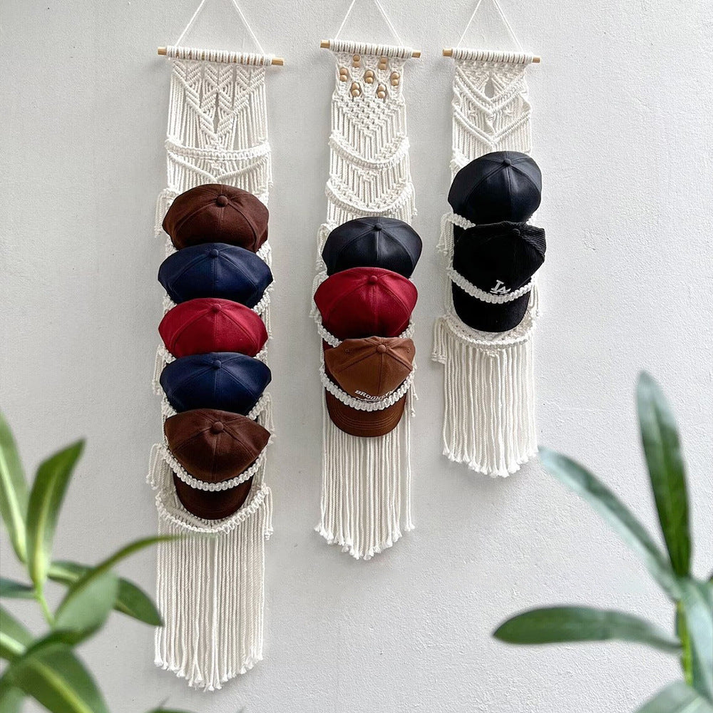 Macrame Wall Hanging with Intricate Pattern | High & Bury