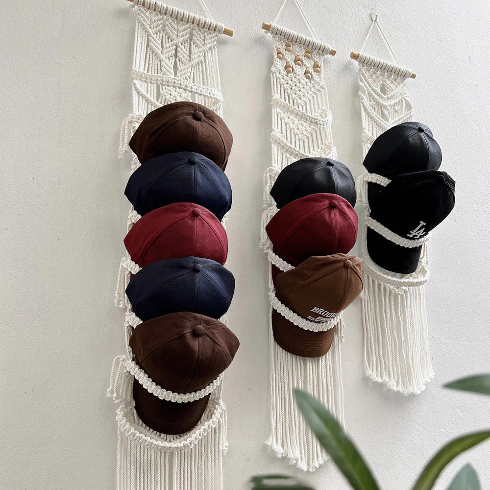 Macrame Wall Hanging with Intricate Pattern | High & Bury