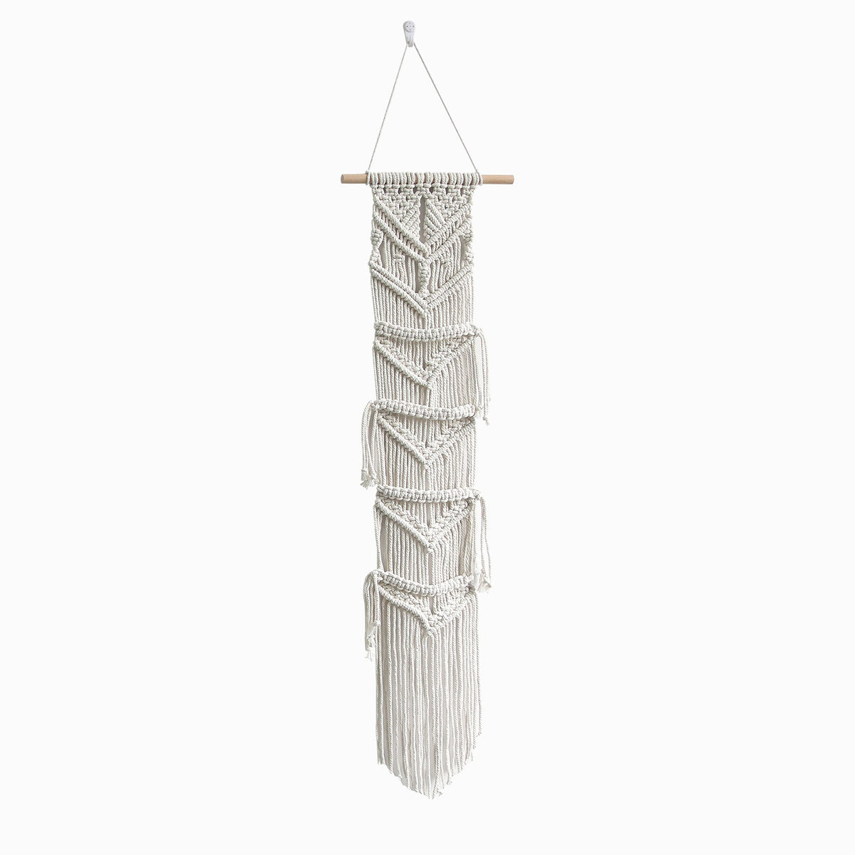 Macrame Wall Hanging with Intricate Pattern | High & Bury